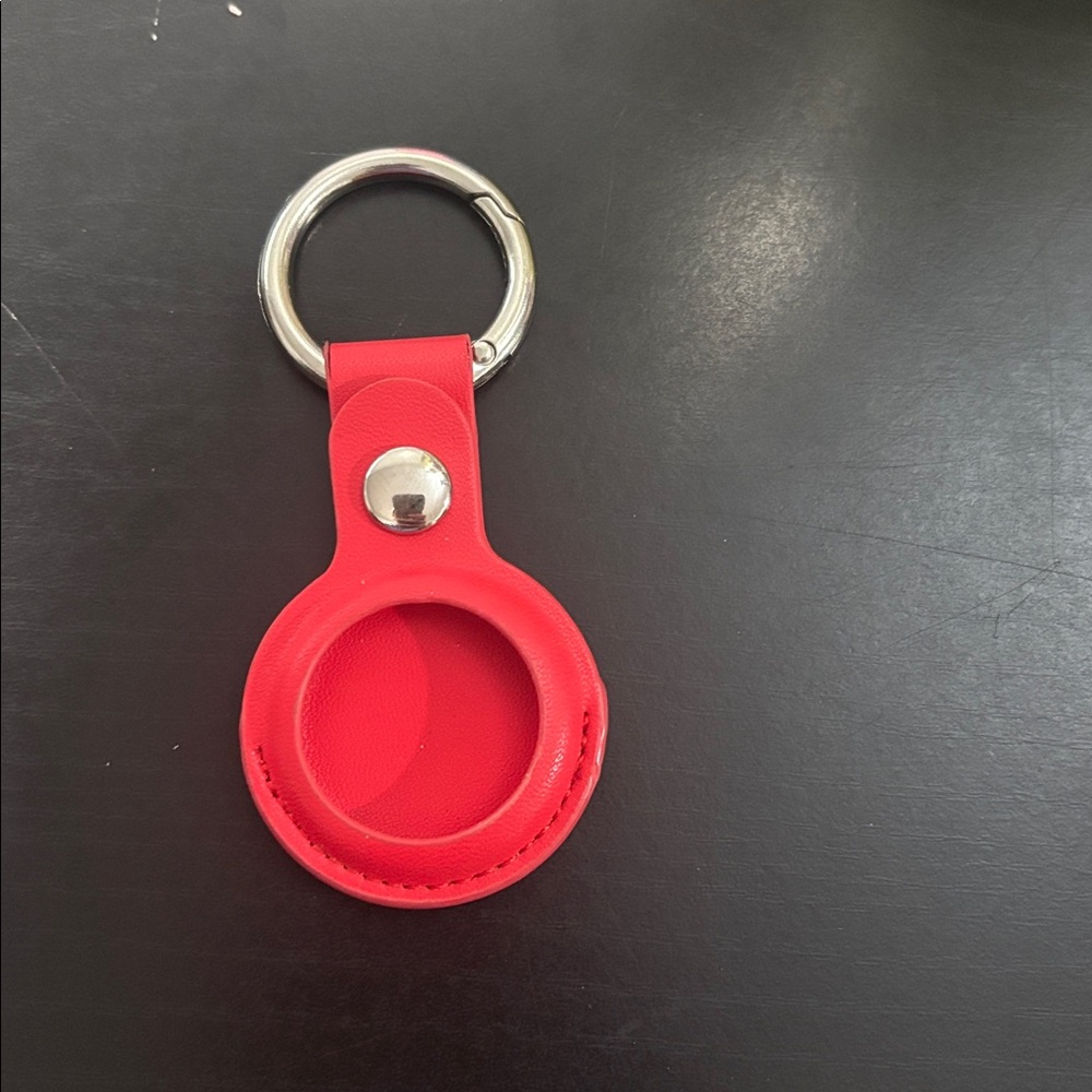 Bundle of 2 Apple AirTag Keychain Holder Yellow & Red